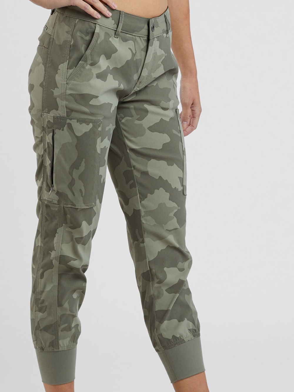 prAna Women Sky Canyon Lightweight Camouflage Performance Joggers UPF 50 Pants 4